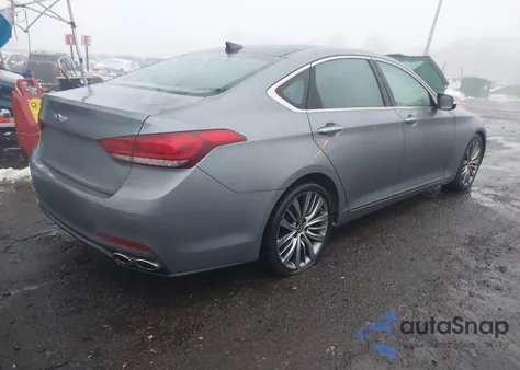 2015 Hyundai Genesis 5.0 из США, поврежденный, VIN KMHGN4JF7FU054578